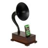 Decor Antique Gramophone Acoustic Speake  Vintage Style Non-Electric !Phone Amplifier, Smartphone Stand & Dock with Elegant
