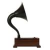 Decor Antique Gramophone Acoustic Speake  Vintage Style Non-Electric !Phone Amplifier, Smartphone Stand & Dock with Elegant view 3