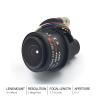 2MP 2.7-13.5mm Electric Varifocal CCTV Lens F1.3 1/2.7" Auto Zoom M14/D14 Mount IR Cut for IP/AHD Cameras - Lens for Clear and Detailed Surveillance Footage view 2