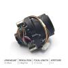 2MP 2.7-13.5mm Electric Varifocal CCTV Lens F1.3 1/2.7" Auto Zoom M14/D14 Mount IR Cut for IP/AHD Cameras - Lens for Clear and Detailed Surveillance Footage view 4