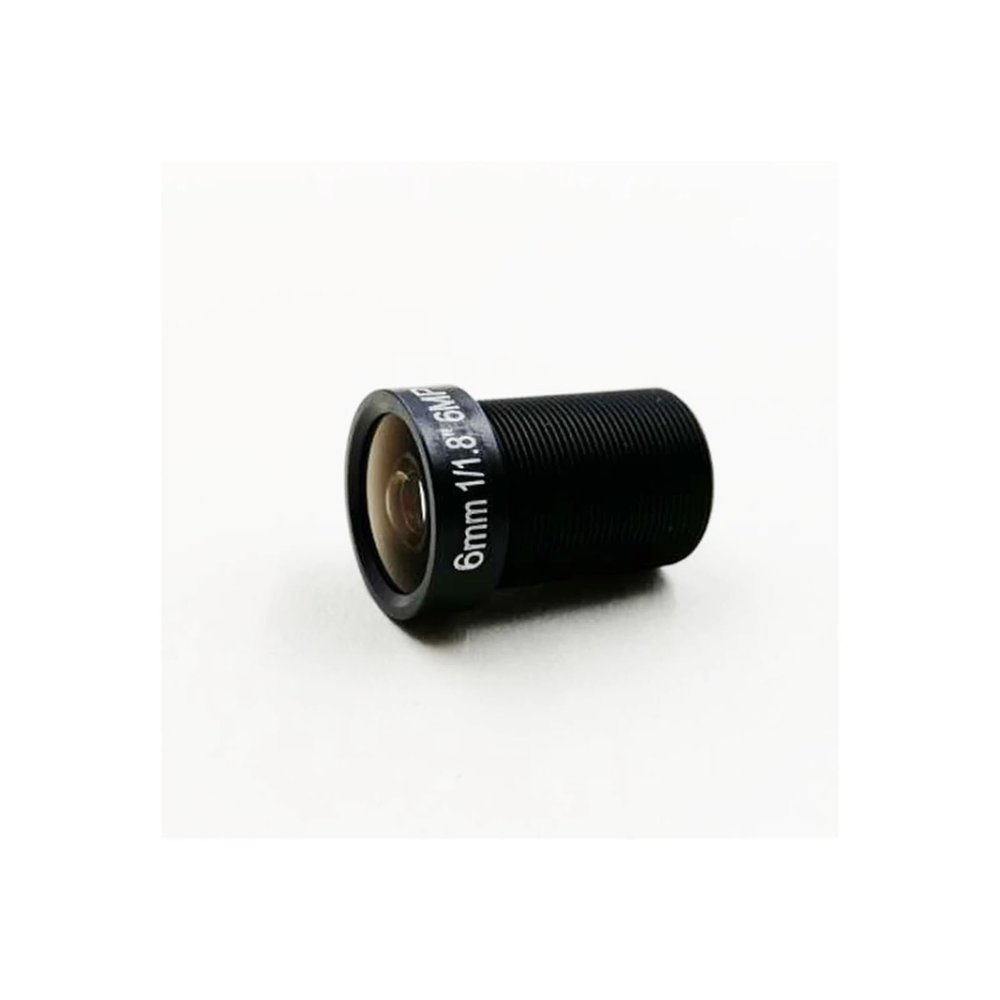 Lens CCTV HD 6 Megapixel M12 Mount 1/1.8" F1.62 with 650nm IR Filter for Action Camera Surveillance Cameras