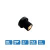 2.1mm M8 Lens 1/3 Inch 5MP F2.2 151 Degree with 650nm IR Filter Lenses for CCTV Camera Wide Angle 151 Degree view 2