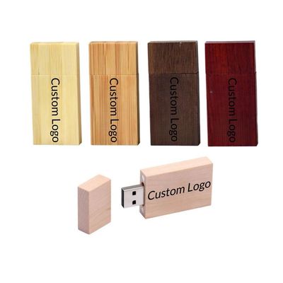 5pcs 128GB Wooden USB Flash Drive Custom Logo for Photography/Music Club, Customized Walnut Wood USB 2.0 Thumb Drives Memory Stick Wedding Gift, Personalized Logo Gift for Company/Chritmas(128, GB)
