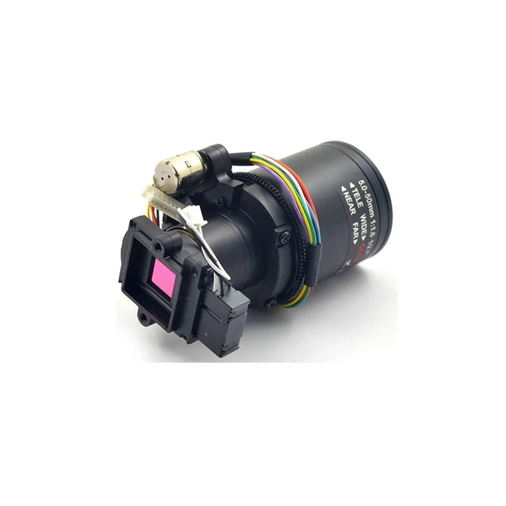 2Megapixel Motor Varifocal Lens 5-50mm D14 DC IRIS Long Distance View with Motorized Zoom and for 1080P/5MP AHD/IP Camera
