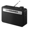 MIPDIIT Portable AM FM Radio with Bluetooth Speaker, AC Plug in/USB C Rechargeable or D Battery Operated Transistor Radio, 5W Speaker, 3.5mm Earphone Jack, Support TF Card/USB Playing view 1