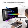 HEYVGO [2-Pack] Hanging Computer Privacy Screen Filter 27 Inch, Removable Privacy Shield Compatible with 16:9 Widescreen Monitor, Anti Blue Light Privacy Screen view 2