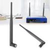 DirectNine Basics Antenna Pc, Motherboard Antenna High Gain 2.4/5.8G 2PCs Router Antenna System 6DB Computer Antenna Dual Band SMA Inner Hole, Genericgxfk2bors8 view 3