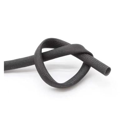 2/10M ID 1mm ~ 35 mm Braided Fiberglass Sleeve 600 Deg.C High Temperature Chemical Glass Fiber Tube Fiberglass Sleeving(Black,25MM_10M)