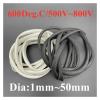 2/10M ID 1mm ~ 35 mm Braided Fiberglass Sleeve 600 Deg.C High Temperature Chemical Glass Fiber Tube Fiberglass Sleeving(Black,25MM_10M) view 4