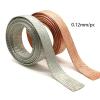 1/5M Copper Braided Sleeve Tinned Plating 2 4 6 8 10 12 14 16 18 20 25 28mm Expandable Metal Sheath Screening Signal Wire Cable(Tinned Copper,Width 14MM_1 Meter) view 2