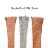 1/5M Copper Braided Sleeve Tinned Plating 2 4 6 8 10 12 14 16 18 20 25 28mm Expandable Metal Sheath Screening Signal Wire Cable(Tinned Copper,Width 14MM_1 Meter) view 3