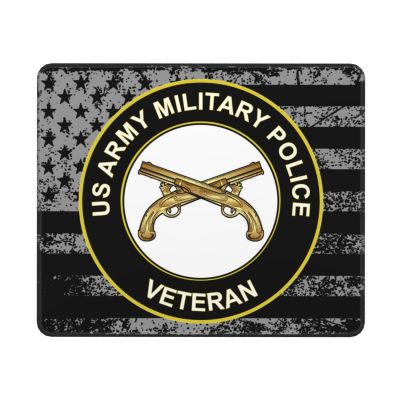 Army Military Police Veteran Mouse Pad Office Products and Gaming Mousepad for Laptop, Computer and PC