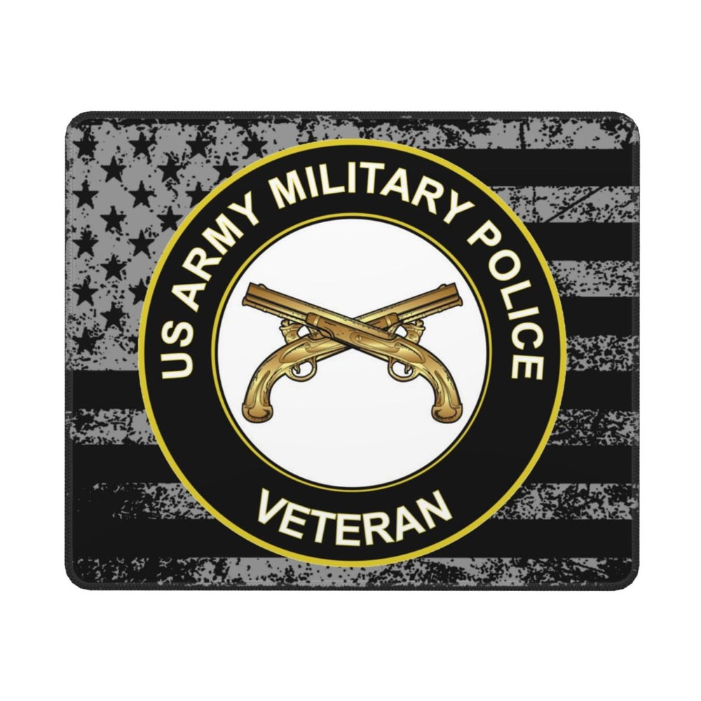 Army Military Police Veteran Mouse Pad Office Products and Gaming Mousepad for Laptop, Computer and PC