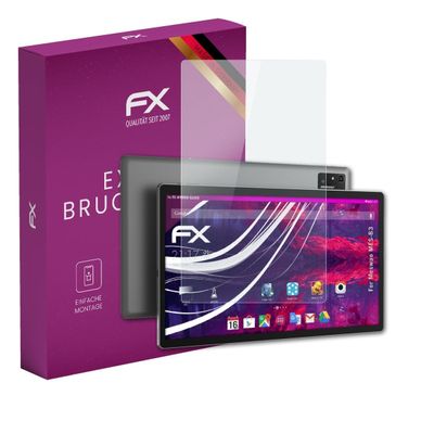atFoliX Plastic Glass Protective Film compatible with Meswao MES-B3, 9H Hybrid-Glass FX Screen Protector