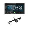 KENWOOD DNR476S 6.8" Car Stereo, Garmin Navigation Built in, Inrix Traffic Service, CarPlay and Android Auto, Bluetooth | Plus KENWOOD CMOS-240U Universal Backup Camera view 1