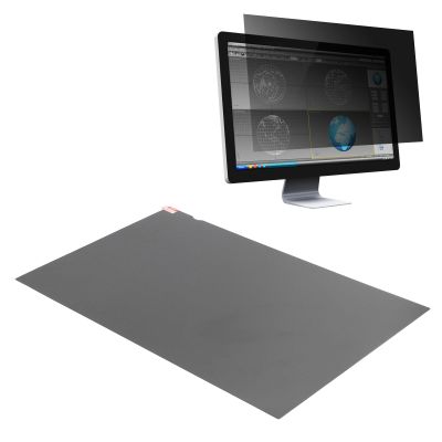 Heayzoki 27 Inch Computer Private Screen Filter, Removable Prevent Blue Light Glaring PC Screen Protective Film with Reversible Anti Glaring and Anti Peeping Technology, for