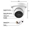 LTS LXIP3542W-28MDA Pro-X Series 4MP IP Camera 2.8mm Lens Built-in Mic view 2