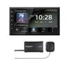KENWOOD DMX4710S Digital Car Stereo (50W x 6-Ch), Apple CarPlay & Android Auto Compatible, Bluetooth-Enabled Head Unit with 6.8" LCD Display | Plus SiriusXM SXV300v1 Connect Vehicle Tuner Kit view 1