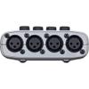 Zoom PodTrak P4 Portable Multitrack Podcast Recorder Bundle with Three (3) Mic Packs with Headphones, Windscreen, XLR, and Tabletop Stands + 64GB Card + Wallet view 3