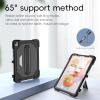 AdirMi Case for iPad Air 13-inch (M2) 2024, Upgraded Military Grade Dropproof [Build-in Screen Protector] [Stand & Handheld] [Pen Holder] view 4