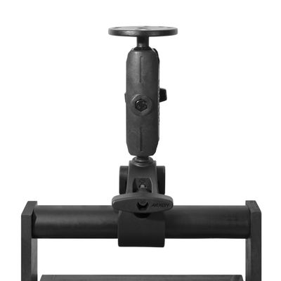 ARKON Mounts RoadVise Clamp Mount with Metal Circular Mount Plate | Heavy Duty Clamp Mount with Ballhead | Desk Table Mount | Handlebar Clamp | Clamp Arm for Chairs, and Poles | CPMCMAMPS25