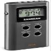 SG-110 FM/AM Stereo Pocket Receiver, Dark Gray; Direct Recall 15 Station Presets; Auto Seek Station; Built-in Real Time Clock; Adjustable Tuning Step; 90 Minute Auto Shut Off; Handheld Size view 3