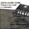 220W +220W+350W Stereo Bluetooth Amplifier Board 2.1 Channel, 2 x TPA3251 Chips Stereo AMP Board DC 12-38V, Bluetooth 5.1 and AUX Inputs, for DIY Wireless Speakers view 3
