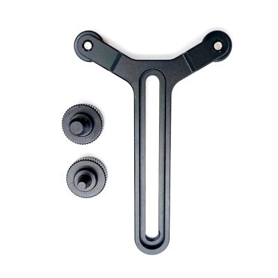 ZEZEFUFU Y Shaped Lens Support Frame Aluminum Alloy for DJI Rs3 Gimbal Plate Lens System Mount