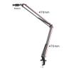 Aluminum Alloy Stand Microscope Camera Stand Holder Bracket Lift Footrest Table Frame for Microscope Repair Soldering(470mm 50mm Install) view 2
