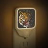 LLCXCSI Tiger Plug-in Led Night Light with Auto Dusk to Dawn Sensor for Room Decor, Adjustable Brightness Warm White Lights for Hallway,Bedroom, s Room, Kitchen, Stairway view 2