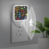 LLCXCSI Gamer Gamepad Plug-in Led Night Light with Auto Dusk to Dawn Sensor for Room Decor, Adjustable Brightness Warm White Lights for Hallway,Bedroom, s Room, Kitchen, Stairway view 3