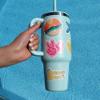 120 PCS Holographic Preppy Beach Stickers for Laptops, Water Bottle, Phone, Cups, Mugs, Hydro Ocean Cute Aesthetic Preppy Sticker Pack for Girls (120) view 2