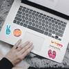 120 PCS Holographic Preppy Beach Stickers for Laptops, Water Bottle, Phone, Cups, Mugs, Hydro Ocean Cute Aesthetic Preppy Sticker Pack for Girls (120) view 3