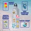120 PCS Holographic Preppy Beach Stickers for Laptops, Water Bottle, Phone, Cups, Mugs, Hydro Ocean Cute Aesthetic Preppy Sticker Pack for Girls (120) view 4