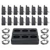 16 Pack TIDRADIO TD-M8s Walkie Talkies Long Range Rechargeable,Long Range Two Way Radio,2 Way Radio for Adults, Handsfree VOX Mini walkie talkies, for Business Office School Church Restaurant Retail view 1