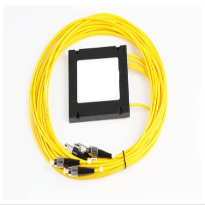 SONGLIANG PLC1 Split 4 Box Beam Splitter 1 to 4 Fiber Splitter FC SC ST LC Length Optional(LC Optical Splitter)