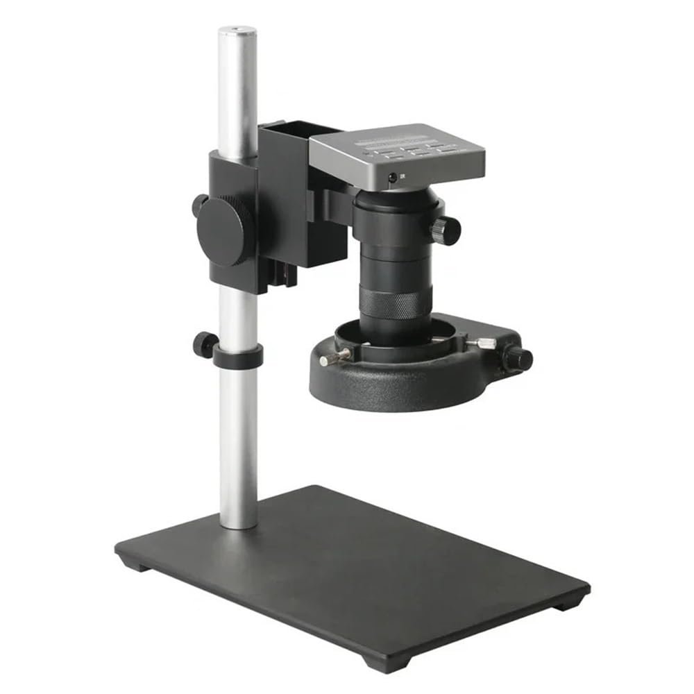 ZTBH Microscope Accessories Kit 4K UHD HDMI Set Microscope Camera Continus Zoom 100X C-Mount for Soldering Phone Repair Tools Microscope Slides