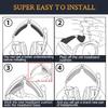 SOULWIT Mesh Fabric Headband Cover for Bose A30 Aviation Headsets, Replacement Headstrap Pad Repair Part - Black view 3