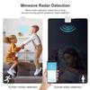 WiFi Human Presence Sensor: Smart Motion Sensor with 5.8GHz mmWave Radar, Zone Positioning, App Notification Alerts, Real-time Human Occupancy Sensor for Home Automation, Support Alexa view 4