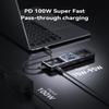 DOCKCASE Explorer Edition 10-in-1 USB C Hub, Dual 4K HDMI Docking Station for 2 Monitor, Gigabit Ethernet,1 USB-C and 3 USB-A Ports,100w PD, UHS-II TF/SD Card Reader for MacBook Pro, XPS, and More view 3