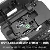 3 Pack 18mm + 3 Pack 24mm Tze Tz Tape Laminated Replacement for Brother P-Touch TZe-345 TZe-355 1 Inch TZe Tape Compatible with Brother P Touch PTD600 PTD610AD PT2730 view 2