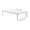 ARTIBETTER Monitor Stand Riser for Desk with Storage Space 15.75X7.87X3.14 Inch Computer Monitor Lift Ergonomic Viewing Desktop Riser for Home Office view 2