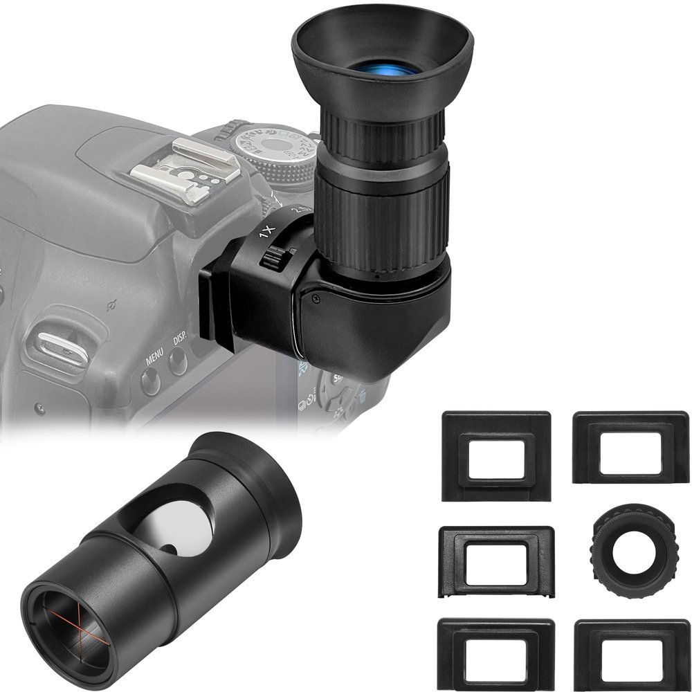 Tydeux 1.25" Metal Collimating Cheshire Eyepiece Short Version - Bundle with Camera Right Angle Viewfinder