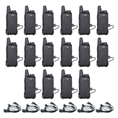 16 Pack TIDRADIO Walkie Talkies for Adults Long Range Two Way Radio License-Free VOX Radios Walkie Talkies Rechargeable 2 Way Radio, for School Retail Church Restaurant