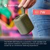 Motorola ROKR 300 Wireless Portable Bluetooth Speaker with Dual Built-in Passive Radiators, IP67 Water and Dust Resistant, Clear Vocals, Compatible with iPhone, Green view 3
