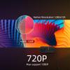 K8 Mini LED Video Portable 1080P 150inch Home Theater Digital Projector for 3D 4K Cinema ( Color : K8 ) (K8 ) view 4