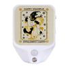 LLCXCSI Happy Krampus Plug-in Led Night Light with Auto Dusk to Dawn Sensor for Room Decor, Black Gold Adjustable Brightness Warm White Lights for Hallway,Bedroom, s Room, Kitchen, Stairway view 1