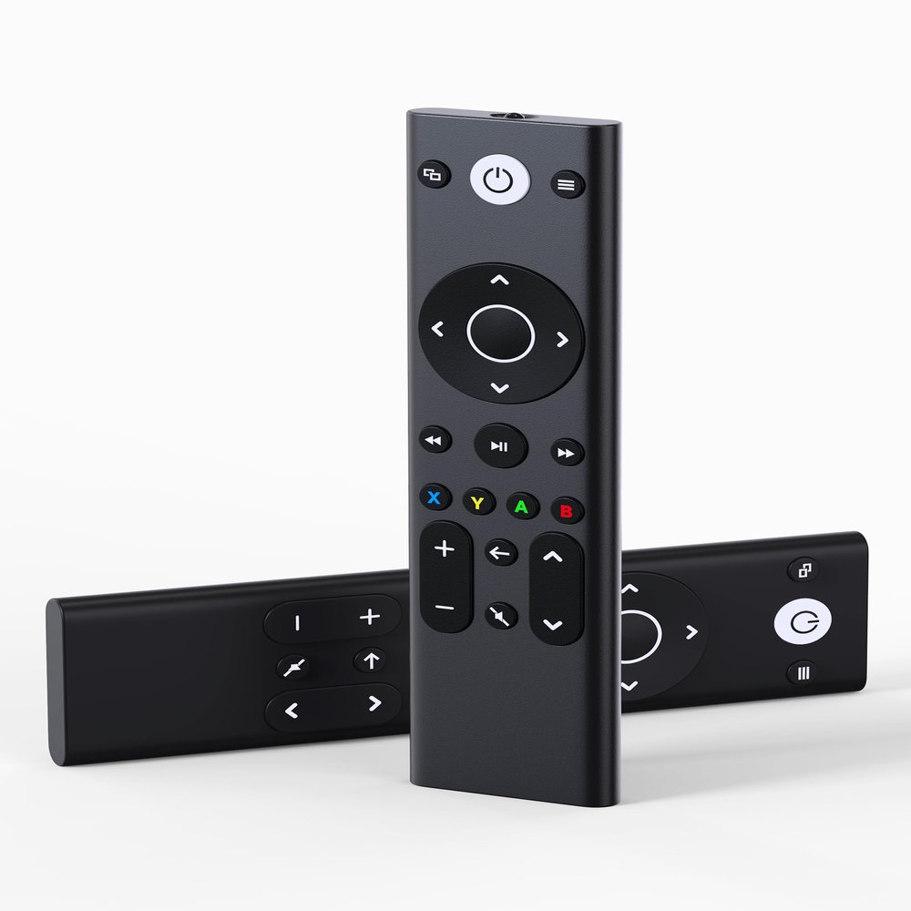 New Gaming Media Remote Control for Xbox One, Xbox Series X|S, with Backlit Buttons (Color: Black)