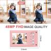 Jazeyeah Digital Camera - Compact Digital Camera for Kids and Teens- 48MP 2.4 Inch LCD Screen,FHD 1080P, 16x Zoom Anti-Shake, 32GB Card Included - Ideal Pink Camera for Photography & Everyday Moments view 3