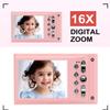 Jazeyeah Digital Camera - Compact Digital Camera for Kids and Teens- 48MP 2.4 Inch LCD Screen,FHD 1080P, 16x Zoom Anti-Shake, 32GB Card Included - Ideal Pink Camera for Photography & Everyday Moments view 4